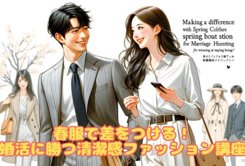 春服で差をつける！婚活に勝つ清潔感ファッション講座