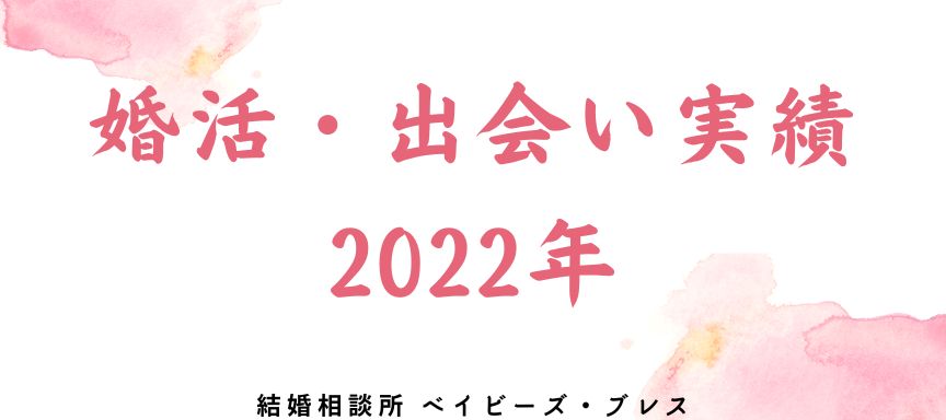 2022年 婚活・出会い実績